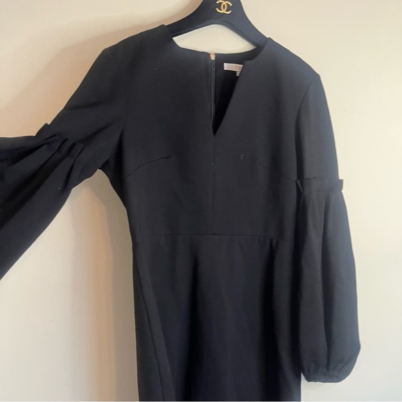 𝅺Tibi Stuctured Minimalist Ponte Knit Bishop Sleeve
Dress - Picture 9 of 11